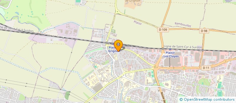 localisation de l'entreprise MONSIEUR KARIM HOUSSIN  PLAISIR