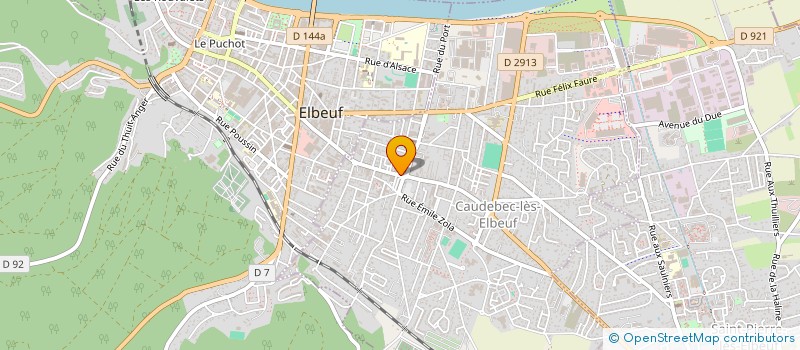 localisation de l'entreprise MONSIEUR KARIM IGHRASSIN  CAUDEBEC-LES-ELBEUF