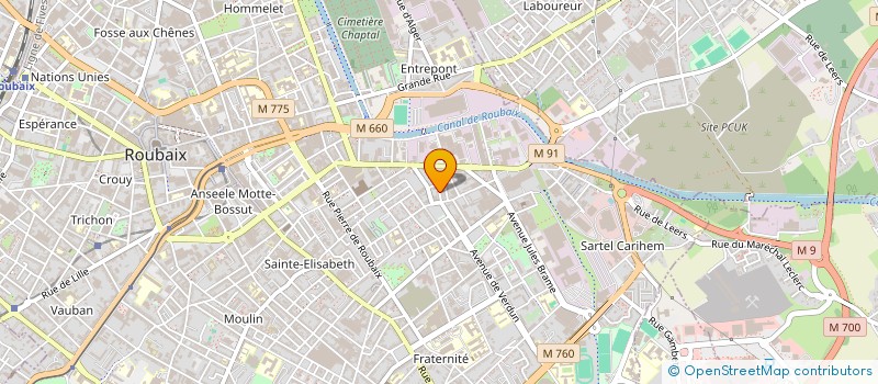 localisation de l'entreprise MONSIEUR KARIM IGOULZANE  ROUBAIX