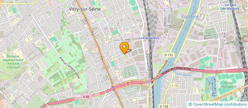 localisation de l'entreprise MONSIEUR KARIM IHADADENE  VITRY-SUR-SEINE