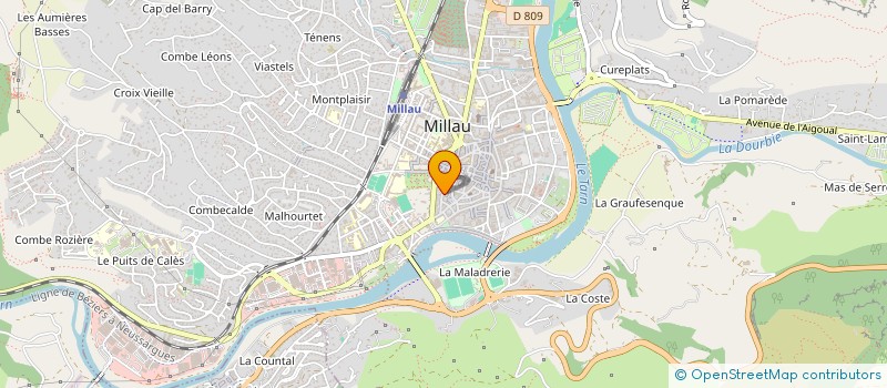 localisation de l'entreprise MONSIEUR KARIM IKHARBINE  MILLAU