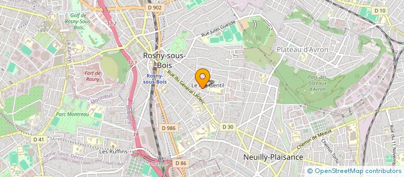 localisation de l'entreprise MONSIEUR KARIM JAAOUANI à ROSNY SOUS BOIS