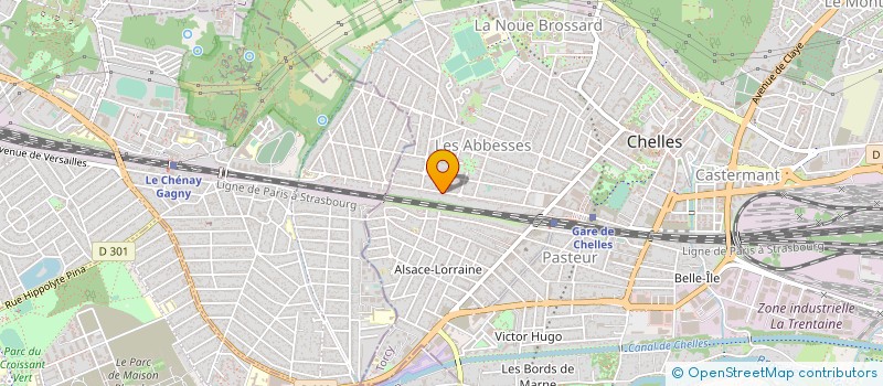 localisation de l'entreprise MONSIEUR KARIM JADDI  CHELLES