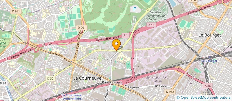 localisation de l'entreprise MONSIEUR KARIM JASSOUSTI à LA COURNEUVE