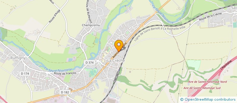 localisation de l'entreprise MONSIEUR KARIM JELIDI à LA CRECHE