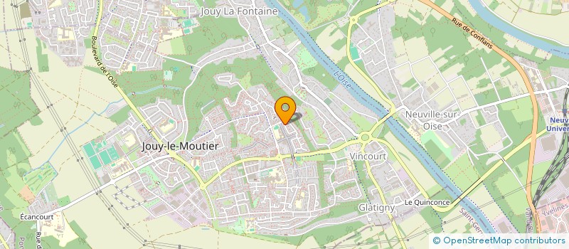 localisation de l'entreprise MONSIEUR KARIM KACHOUR  JOUY-LE-MOUTIER