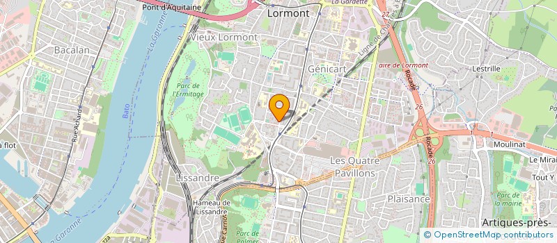 localisation de l'entreprise MONSIEUR KARIM KADA  YVRAC