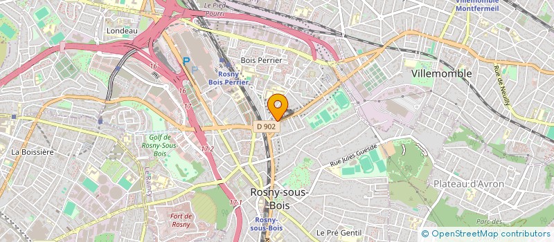 localisation de l'entreprise MONSIEUR KARIM KADDOUR à ROSNY-SOUS-BOIS