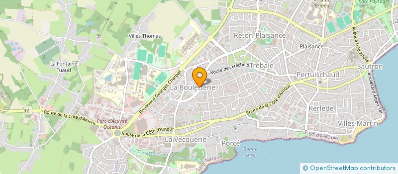 localisation de l'entreprise MONSIEUR KARIM KALLEL à SAINT-NAZAIRE