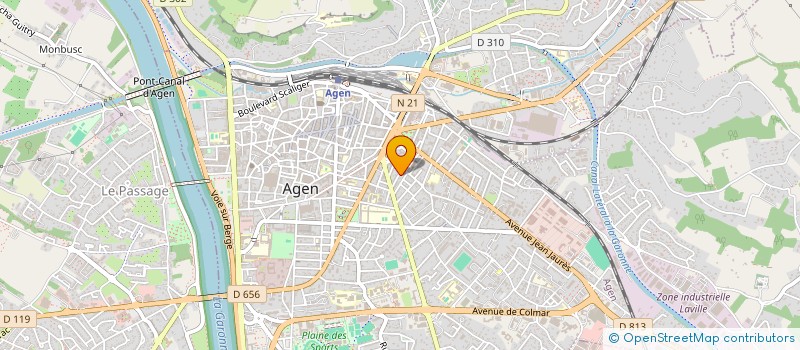 localisation de l'entreprise MONSIEUR KARIM KARIM  AGEN