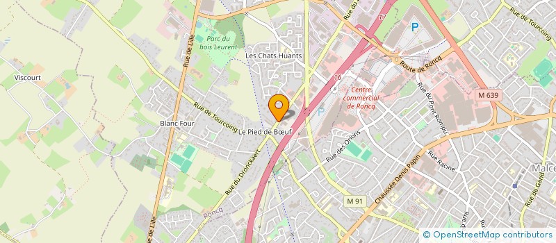 localisation de l'entreprise MONSIEUR KARIM KASSMI  RONCQ