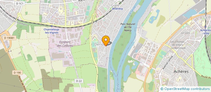 localisation de l'entreprise MONSIEUR KARIM KEBBI  ANDRESY