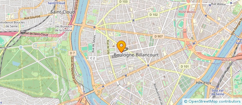 localisation de l'entreprise MONSIEUR KARIM KEIROUZ à BOULOGNE-BILLANCOURT