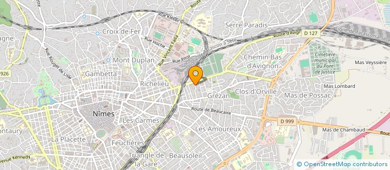 localisation de l'entreprise MONSIEUR KARIM KEITA KONE  NIMES