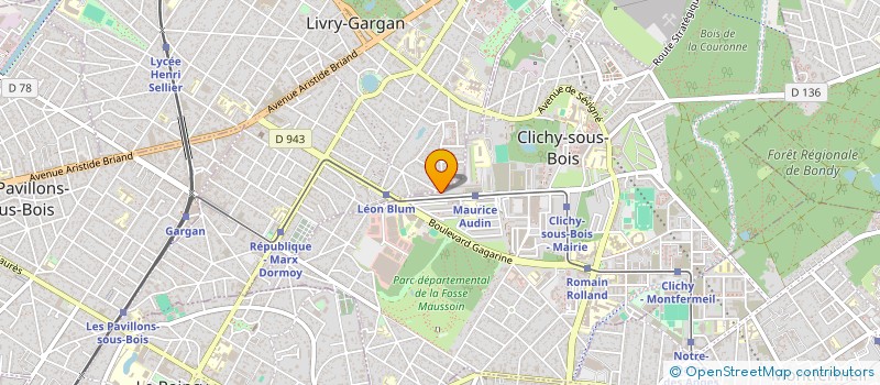 localisation de l'entreprise MONSIEUR KARIM KENDEL à CLICHY-SOUS-BOIS