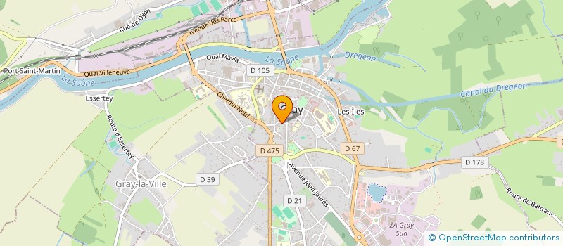 localisation de l'entreprise MONSIEUR KARIM KERAIF  GRAY