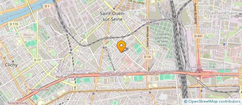 localisation de l'entreprise MONSIEUR KARIM KESSENTINI à SAINT-OUEN-SUR-SEINE