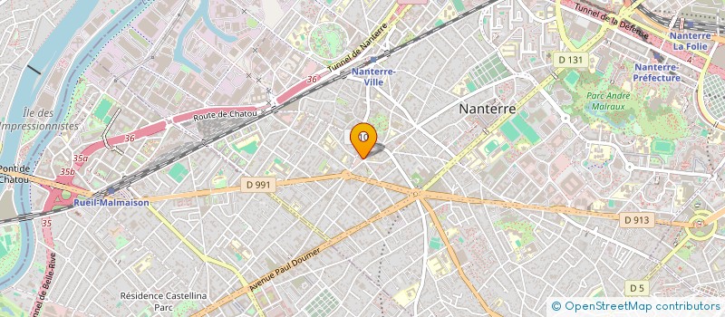 localisation de l'entreprise MONSIEUR KARIM KHAOUANI  NANTERRE