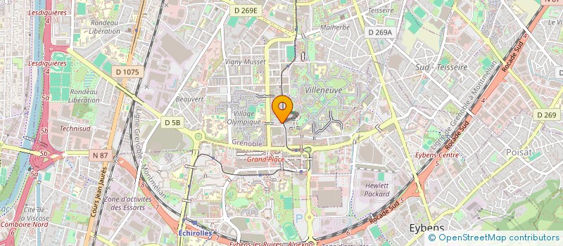 localisation de l'entreprise MONSIEUR KARIM KHATTAB  GRENOBLE