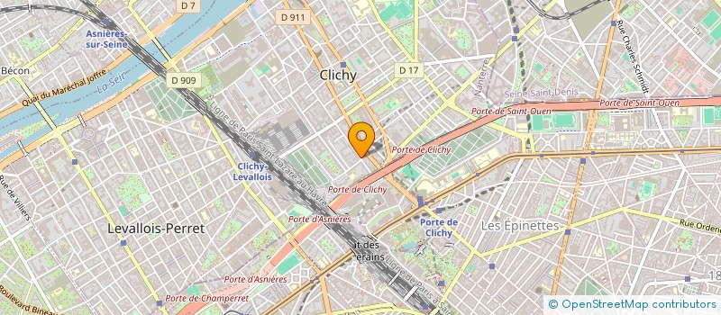 localisation de l'entreprise MONSIEUR KARIM KHATTEL à CLICHY