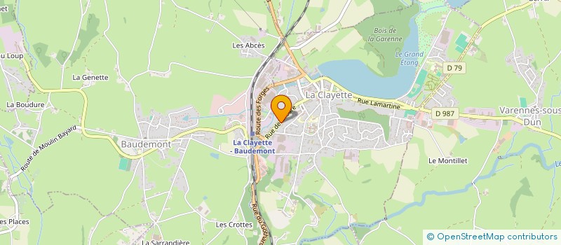 localisation de l'entreprise MONSIEUR KARIM KHELELFA  LA CLAYETTE