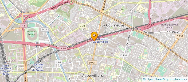 localisation de l'entreprise MONSIEUR KARIM KONATE à LA COURNEUVE