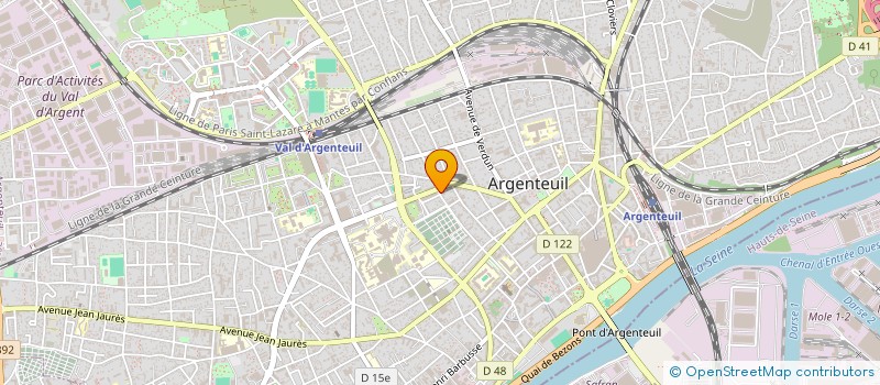 localisation de l'entreprise MONSIEUR KARIM KRIMI  ARGENTEUIL