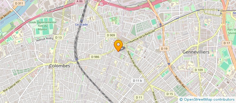 localisation de l'entreprise MONSIEUR KARIM LAHCENE à BOIS-COLOMBES