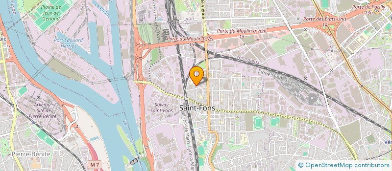 localisation de l'entreprise MONSIEUR KARIM LAHCENE  SAINT-FONS