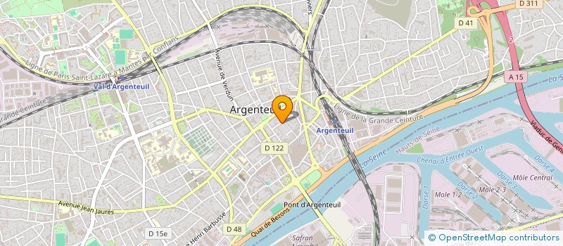 localisation de l'entreprise MONSIEUR KARIM LAHMAR  ARGENTEUIL