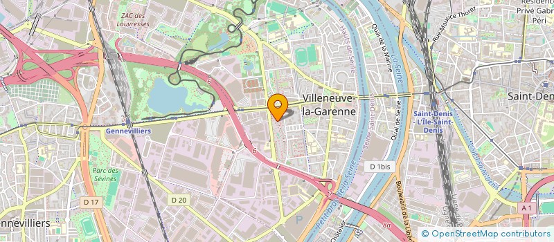 localisation de l'entreprise MONSIEUR KARIM LAHOUASSA  VILLENEUVE-LA-GARENNE