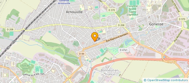 localisation de l'entreprise MONSIEUR KARIM LAHOUEL à ARNOUVILLE