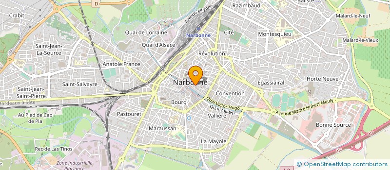 localisation de l'entreprise MONSIEUR KARIM LAICHE  NARBONNE