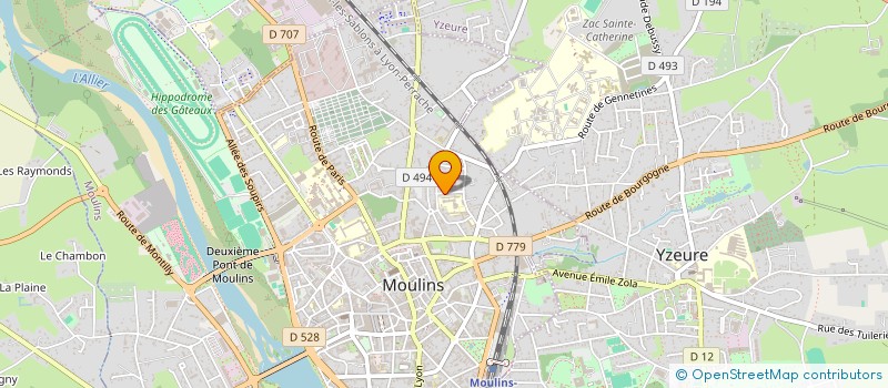 localisation de l'entreprise MONSIEUR KARIM LAINOUS à MOULINS