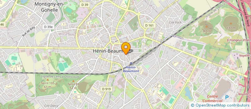localisation de l'entreprise MONSIEUR KARIM LAOUAIL à HENIN BEAUMONT