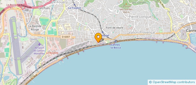 localisation de l'entreprise MONSIEUR KARIM LAOUAR à CANNES