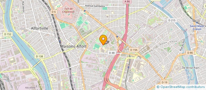 localisation de l'entreprise MONSIEUR KARIM LE BRETON  MAISONS-ALFORT