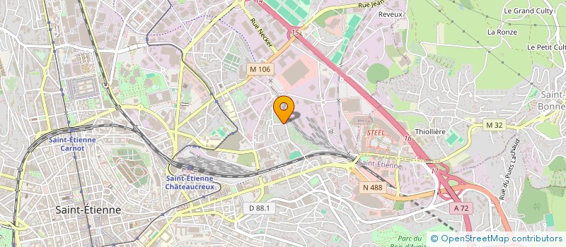 localisation de l'entreprise MONSIEUR KARIM LOUCIF à SAINT-ETIENNE