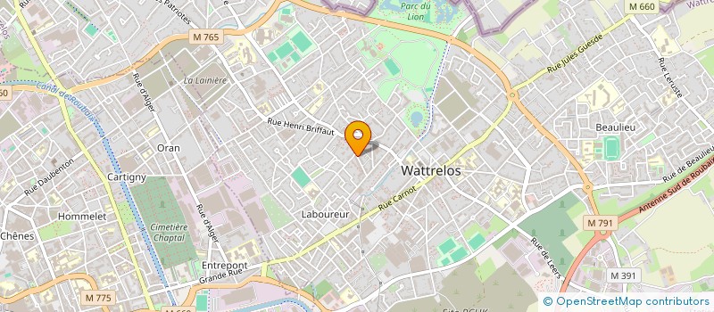 localisation de l'entreprise MONSIEUR KARIM LOUNNAS  WATTRELOS