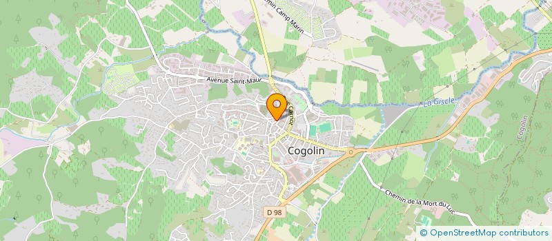 localisation de l'entreprise MONSIEUR KARIM M HIOUAH à COGOLIN