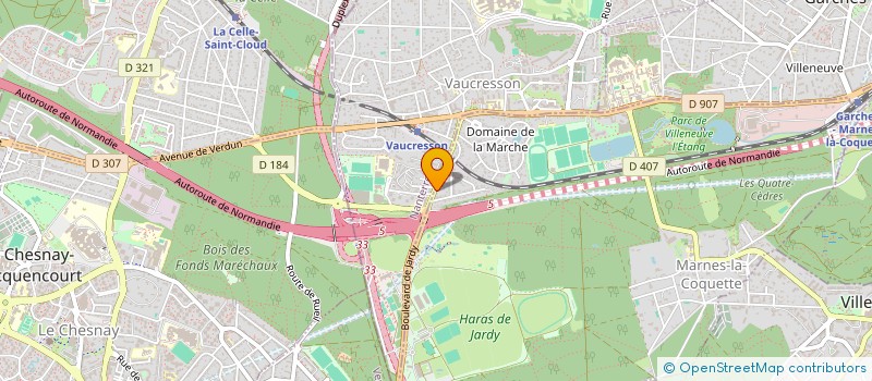 localisation de l'entreprise MONSIEUR KARIM M'HIR  MARNES-LA-COQUETTE