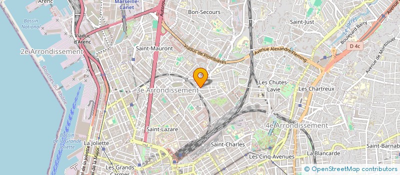 localisation de l'entreprise MONSIEUR KARIM M'SILI à MARSEILLE