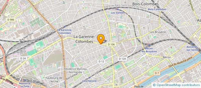 localisation de l'entreprise MONSIEUR KARIM MAJOUL à LA GARENNE-COLOMBES