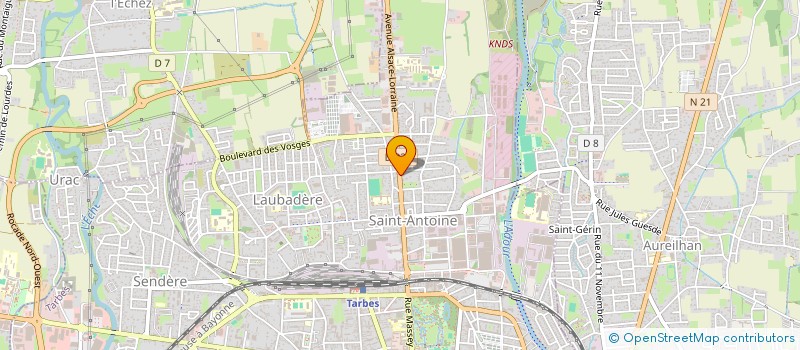 localisation de l'entreprise MONSIEUR KARIM MAROUFI  TARBES