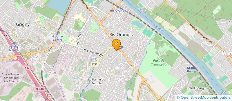 localisation de l'entreprise MONSIEUR KARIM MAZARI à RIS-ORANGIS