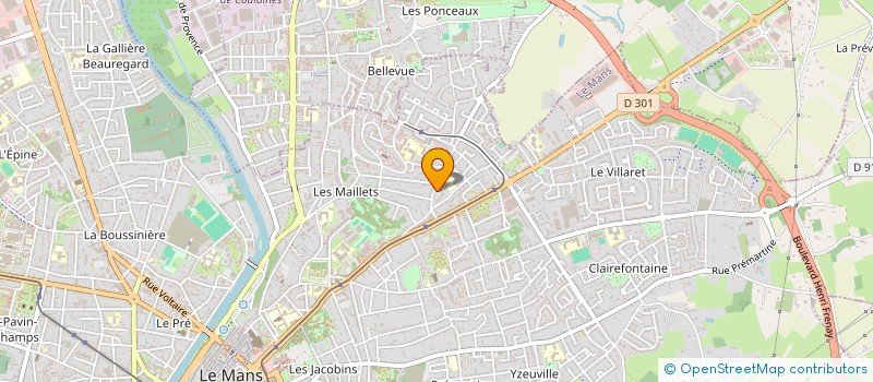 localisation de l'entreprise MONSIEUR KARIM MECHERI à LE MANS