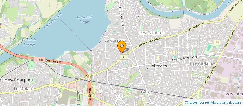 localisation de l'entreprise MONSIEUR KARIM MECHKOUR  MEYZIEU