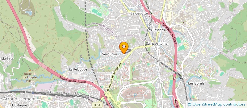 localisation de l'entreprise MONSIEUR KARIM MEDJBAR  MARSEILLE