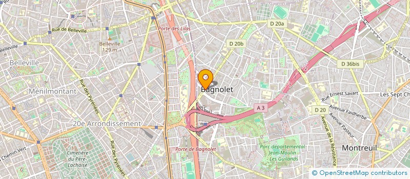 localisation de l'entreprise MONSIEUR KARIM MEHDY HALLICHE à BAGNOLET