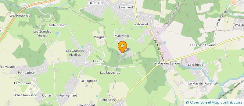 localisation de l'entreprise MONSIEUR KARIM MEKAOUAR à VERNEUIL-SUR-VIENNE
